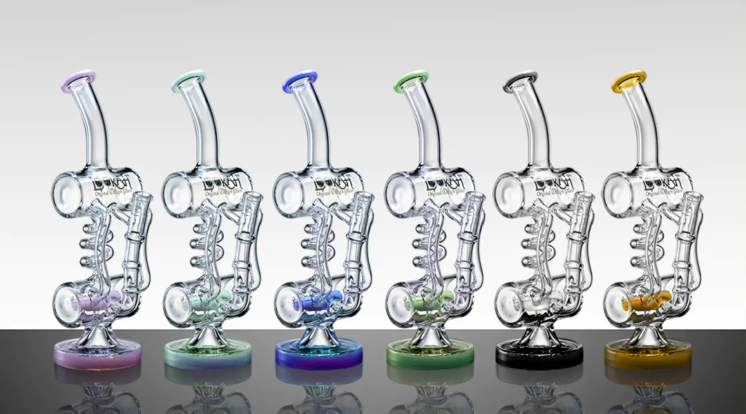 Recycler Dual Chamber Helix Bong | LOOKAH