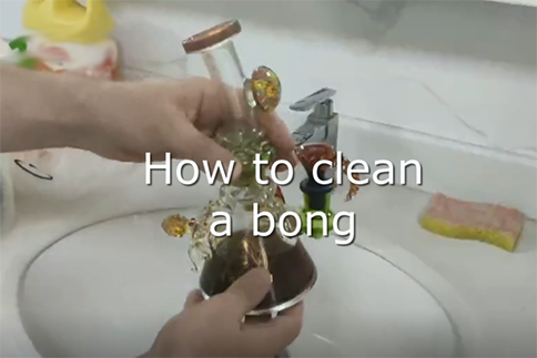 cleaning crack pipe residue with alcohol