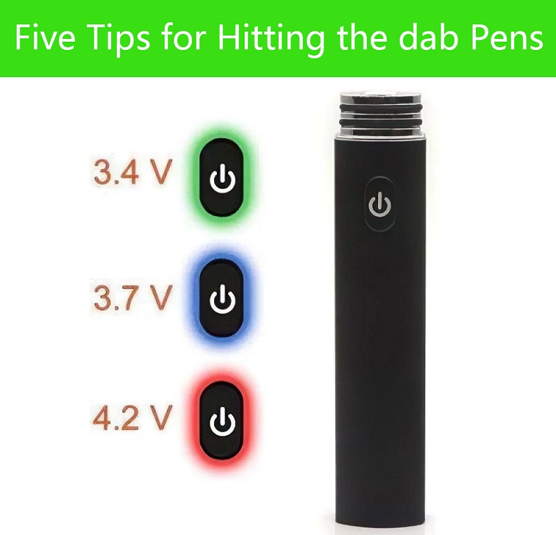five useful tips for hitting the dab pens