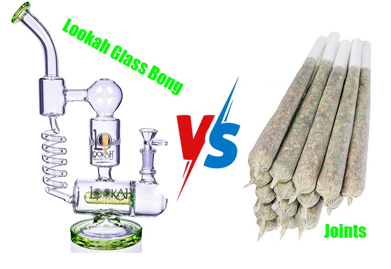 lookah glass bong vs joint comparison