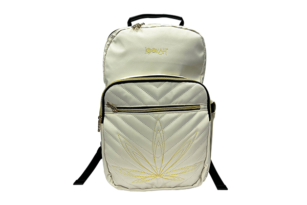 LOOKAH Backpack in Cream and Gold