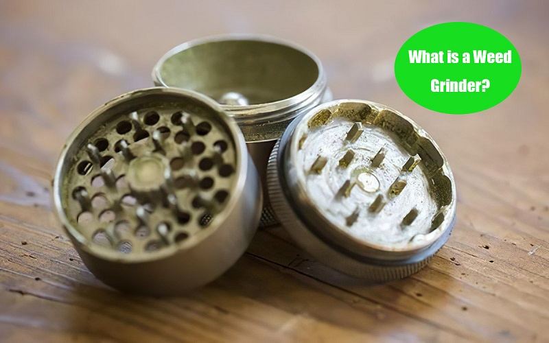 A dirty three layer weed grinder