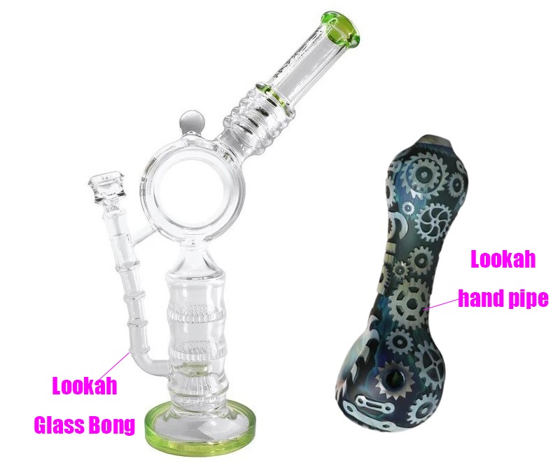 Pipe and Bong with a bowl