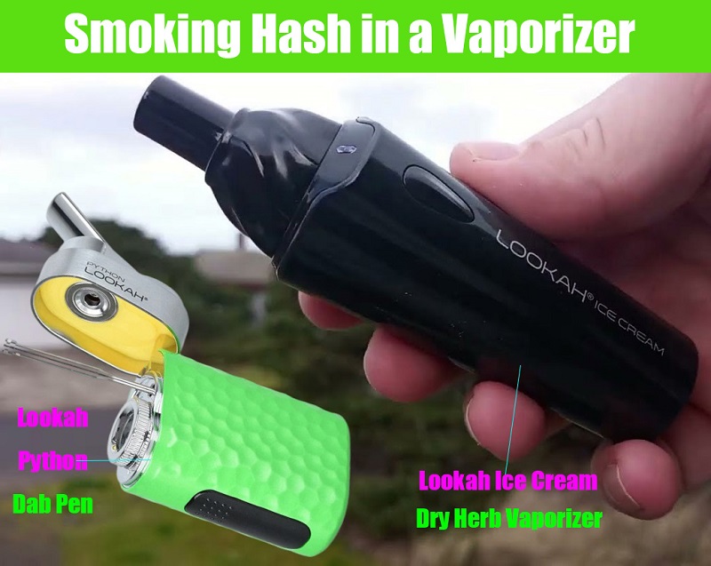 Smoking Hash in a Vaporizer