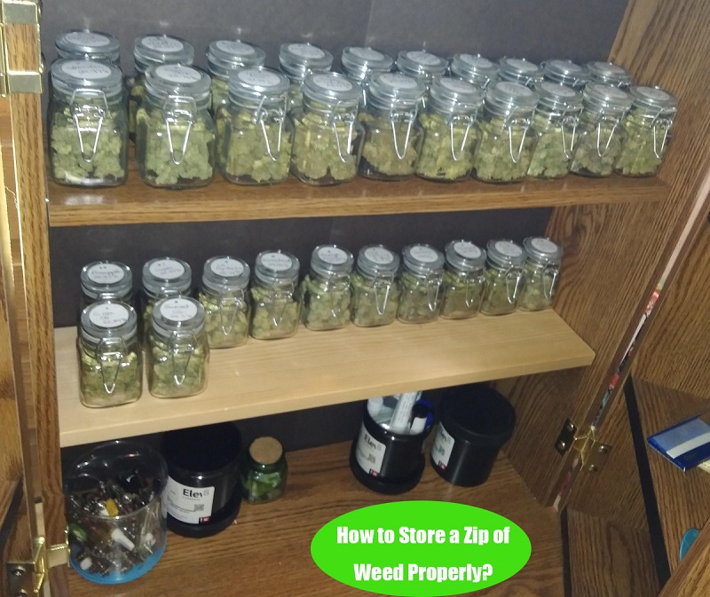 How to Store a Zip of Weed Properly