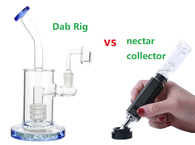A dab rig and a nectar collector