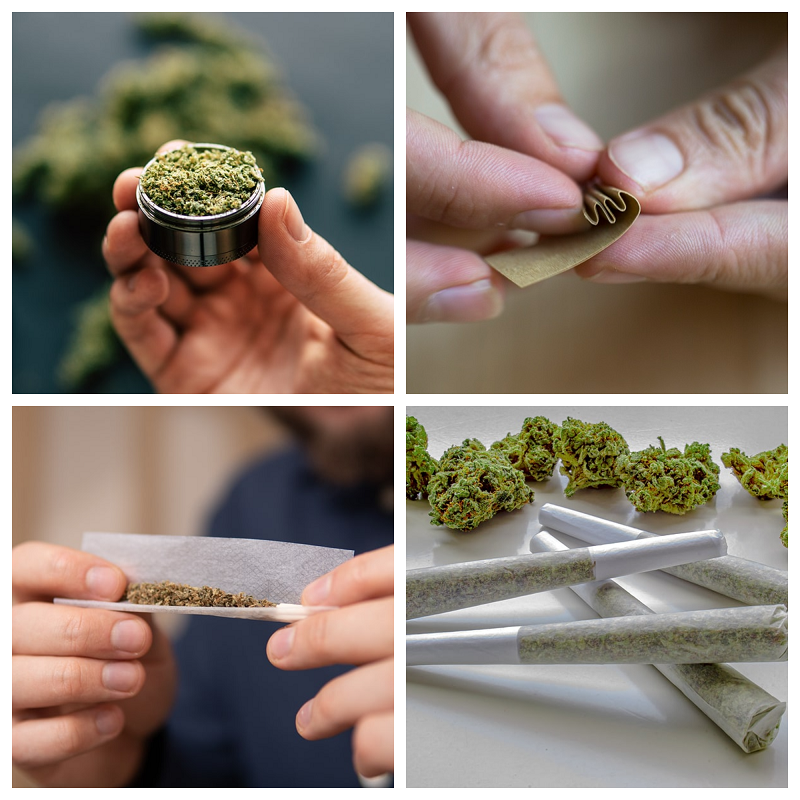 steps of rolling a joint