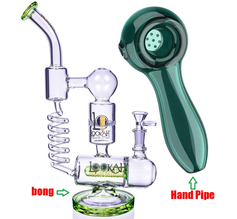 Lookah Bong and hand pipe