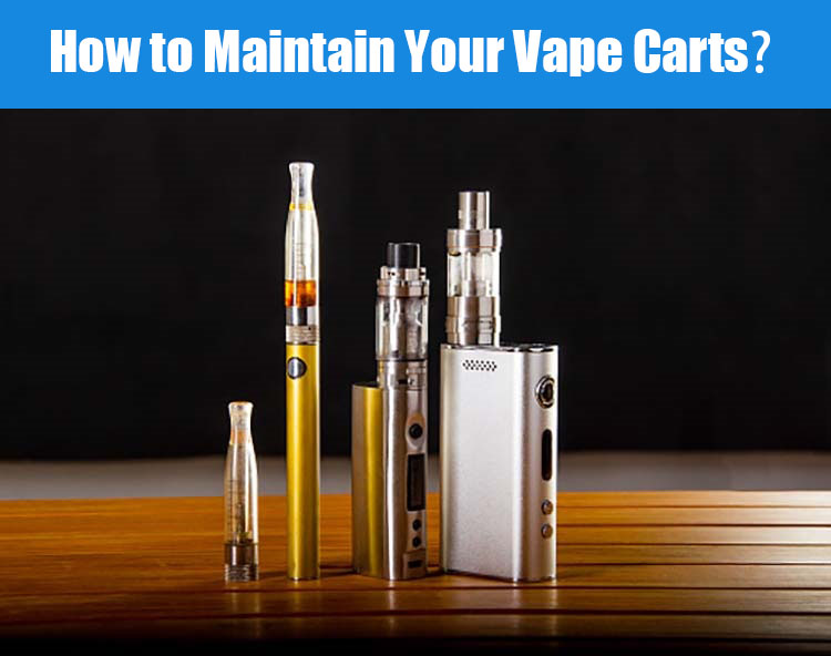 Different types of vape pens and cartridges