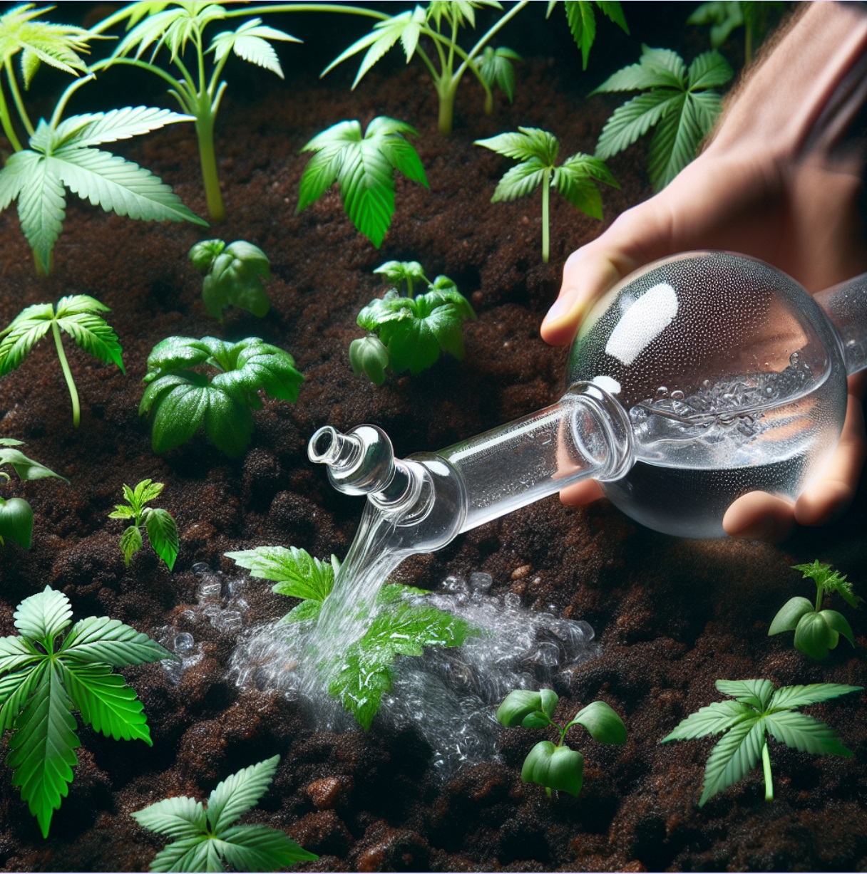 Does Bong Water Help Plants Grow?