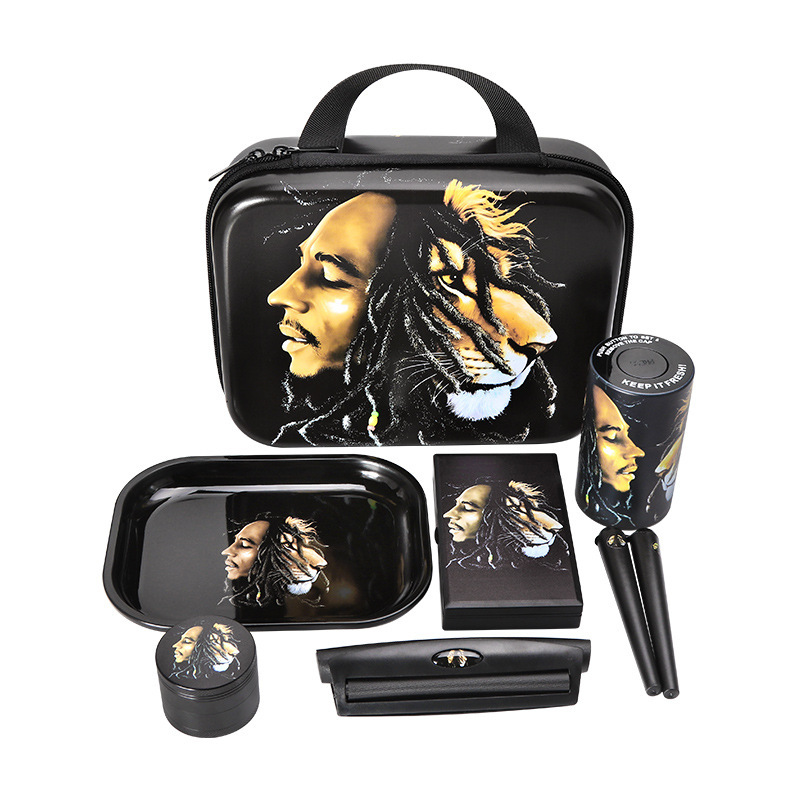 Herb Grinder Rolling Tray Smoking Set