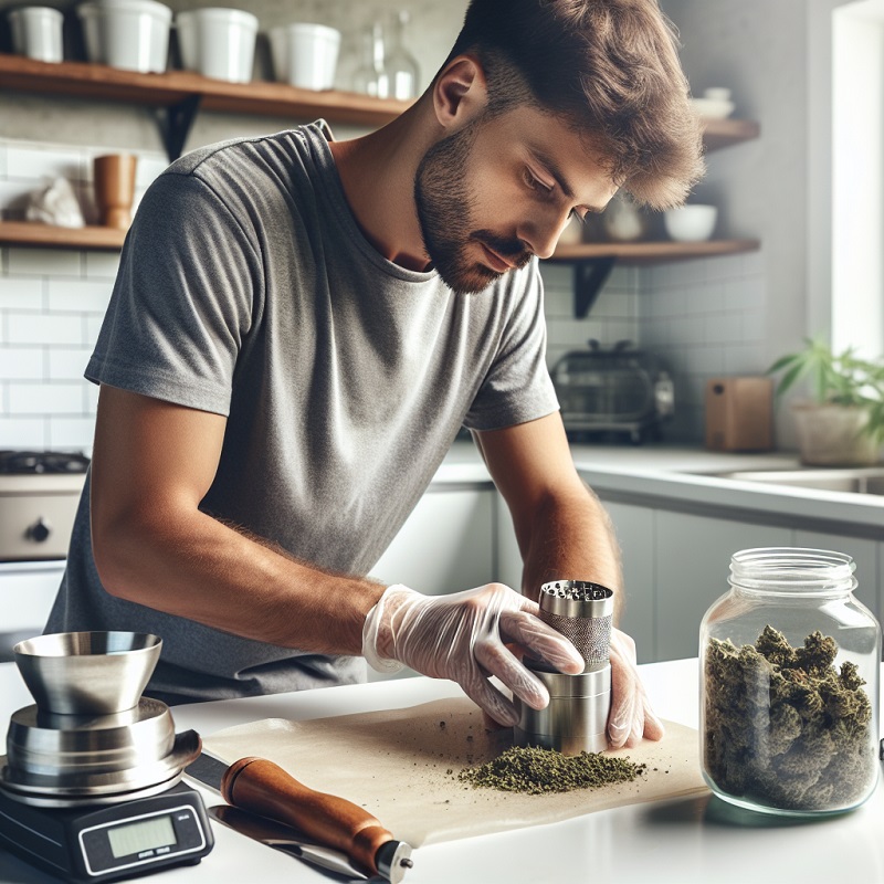 Grinding the Cannabis Properly