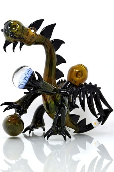 Hic Dogg Glass Dragon Dab Rig by Hic Dogg & Steve H. Glass