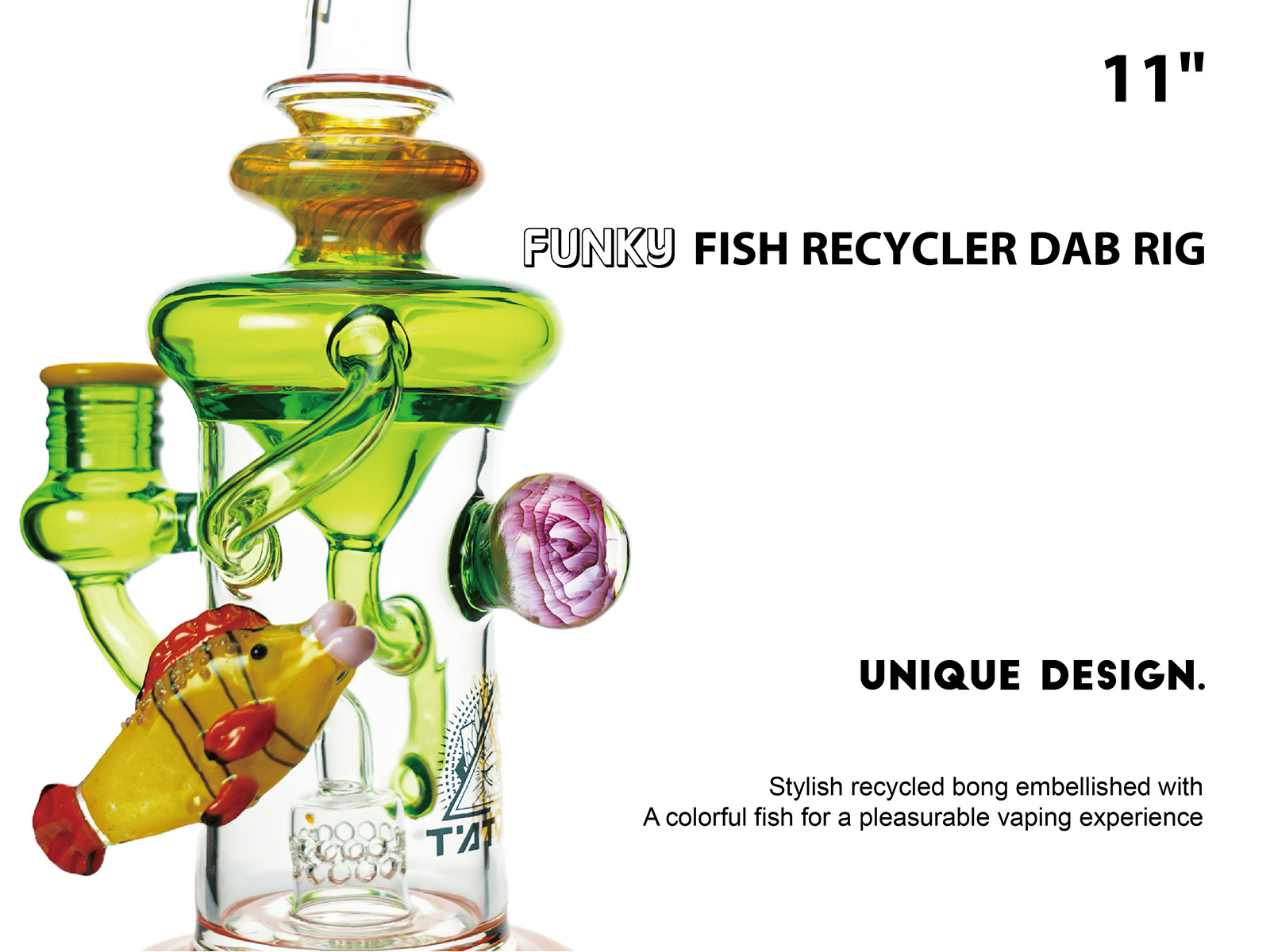 funky fish recycler dab rig 1