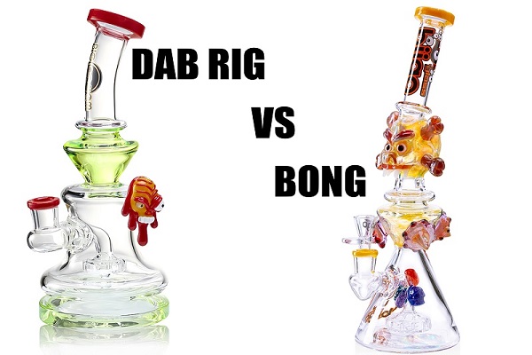 dab rig VS bong
