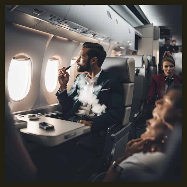 vapes-on-plane