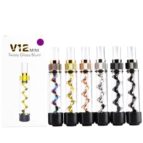  V12 -Non-Secretive -Mini- Glass- Blunt