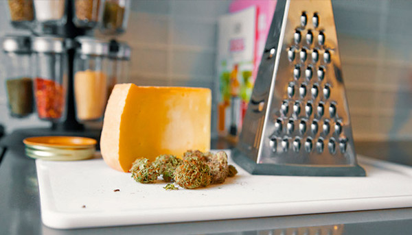 Cheese Grater grinds marijuana
