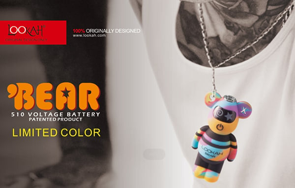 Lookah bear is a cute little battery