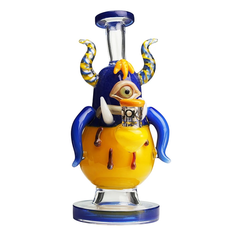 8"- Mini- One-eyed -Big-bellied- Monster- Bong