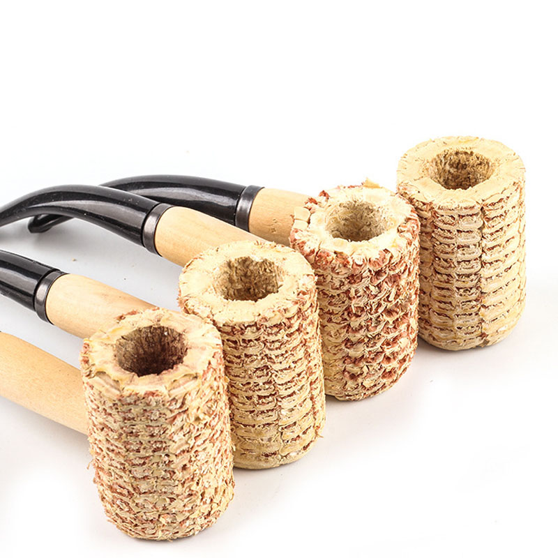 2Pcs Corn Cob Tobacco Pipe 6 2Pcs Corn Cob Tobacco Pipe 6