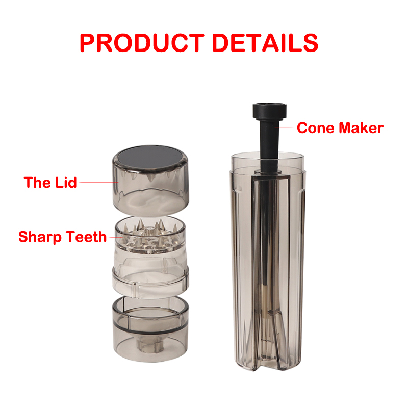 Cone Packer Filler Loader and Herb Grinder details