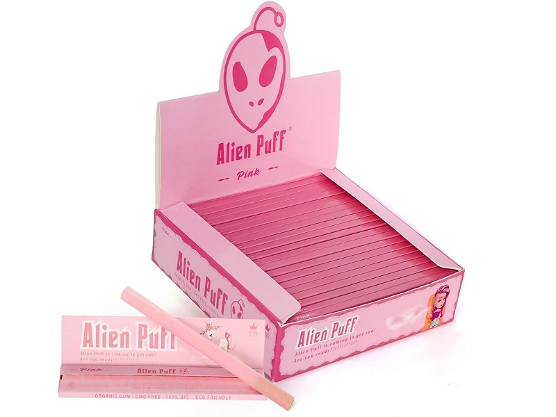 20 Pack Cute Pink Rolling Paper Full Box