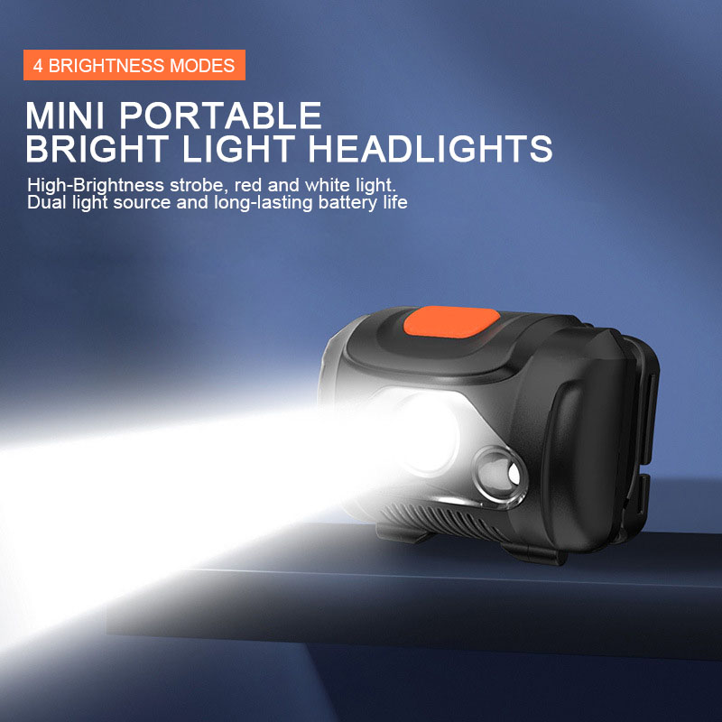 Mini LED Headlight AAA battery H09 01