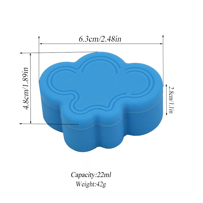 Cloud Shape Silicone Wax Container 