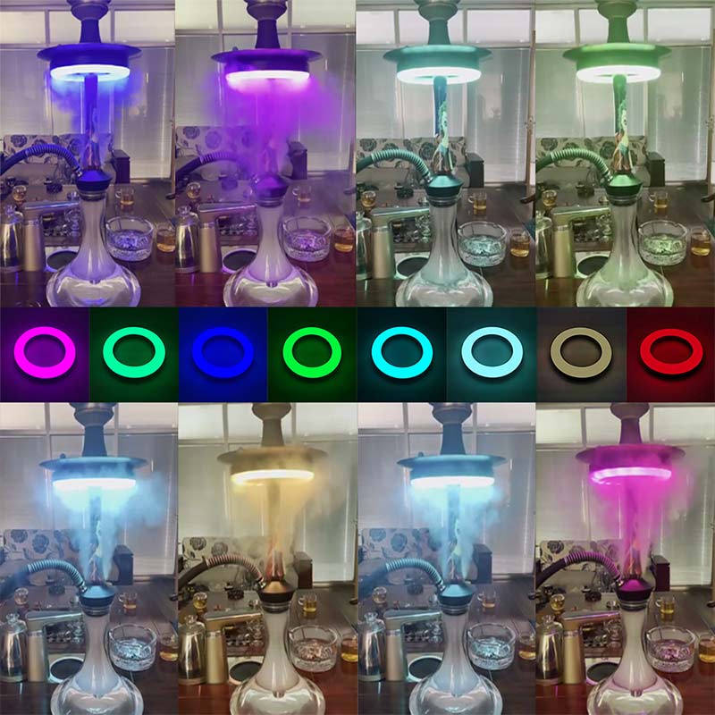 Colorful Hookah LED Light Ring Lamp 10 Colorful Hookah LED Light Ring Lamp 10