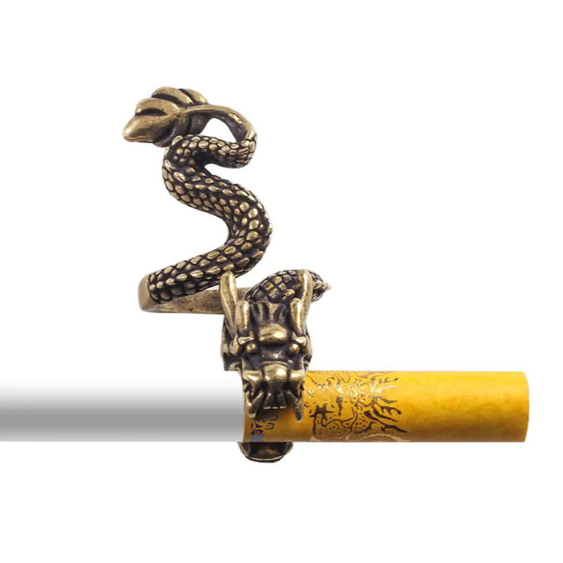 Creative Dragon Design Cigarette Holder Ring For Men | SHEIN USA