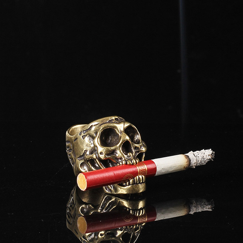 Buy Wholesale China Custom Logo Skeleton Cigarette Holder, Cigarette Rings  Holder ,metal Smoke Stand & Mental Cigarette Ring Holder at USD 0.3