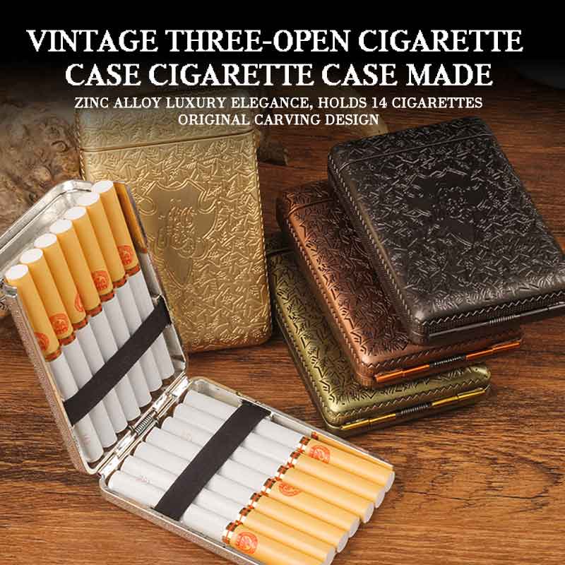 Three Open Cigarette Case 01