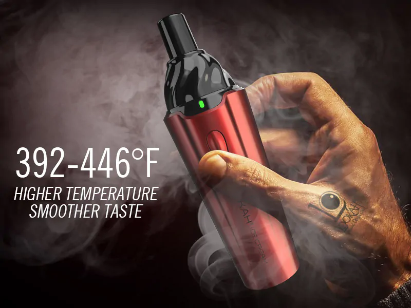 LOOKAH Ice Cream Dry Herb Vaporizer Weed Pen Temperature range