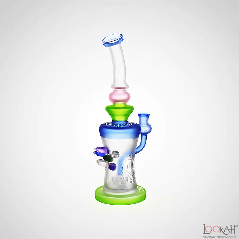 Frosty Hits Mini Bong - 5 Bent Neck Beaker Water Pipe