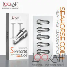 Authentic Lookah Seahorse Quartz Coil 2 in 1 DAB Vape Pen - China Wax Kits,  Aomizer